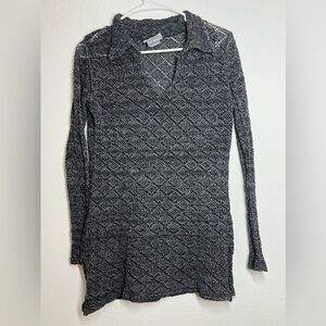 Us boys Lace Tunic/Polo/ Sweater Size M